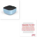 Cenicero purificador de aire con eliminación de humo, purificador de aniones, purificador automático práctico, cenicero portátil para coche.