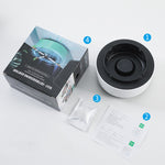 Cenicero purificador de aire con eliminación de humo, purificador de aniones, purificador automático práctico, cenicero portátil para coche.