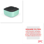 Cenicero purificador de aire con eliminación de humo, purificador de aniones, purificador automático práctico, cenicero portátil para coche.