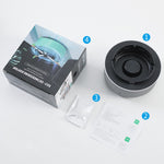 Cenicero purificador de aire con eliminación de humo, purificador de aniones, purificador automático práctico, cenicero portátil para coche.