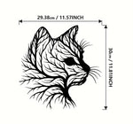 Animal Iron Outdoor Garden Decoration Home Black Silhouette Metal Iron Crafts
