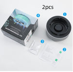 Cenicero purificador de aire con eliminación de humo, purificador de aniones, purificador automático práctico, cenicero portátil para coche.