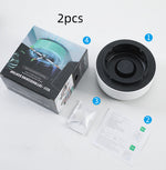 Cenicero purificador de aire con eliminación de humo, purificador de aniones, purificador automático práctico, cenicero portátil para coche.